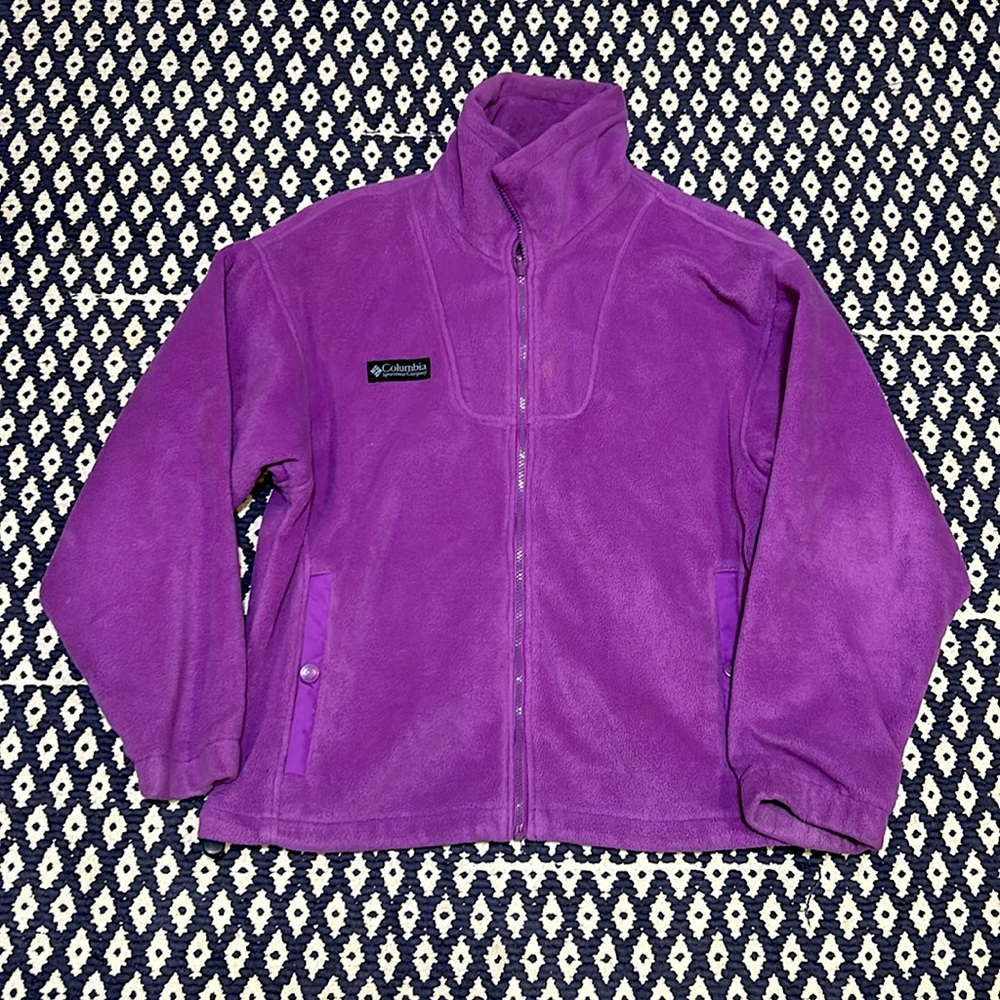 Vintage Columbia Zip Up Fleece Y2K Women’s Small